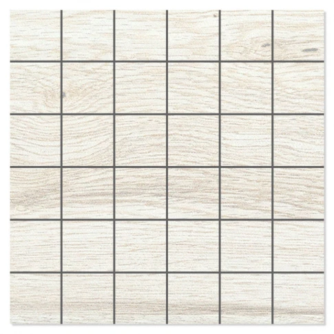 Mosaik Klinker Uvana Ljusgrå Matt 30x30 (5x5) cm